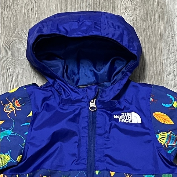 The North Face  Infant Zipline Rain Jacket / blue/ size 6-12 Months - Picture 7 of 15